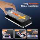 SIBEITU 2-Pack for iPhone 15 Pro Max Privacy Screen Protector, [Auto Alignment Kit] 6.7 Inch 25° Anti-Spy HD Private Tempered Glass, 9H Anti Scratch Auto Dust Removal Installation Protector Film
