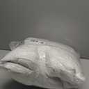 JA COMFORTS 1616 Premium Goose Down Feather Throw Pillow Inserts(Set of 2)-5% Down Filling, High Filling Weight, 250 TC Cotton Cover, Square, White