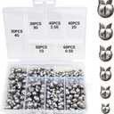 250/180Pcs Split Shot Fishing Weights Sinkers, Round Open Mouth Design Fishing Weight Clip on Sinker Weight Freshwater Saltwater Fishing Accessories Gift for Fishing Lovers