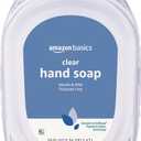 Amazon Basics Gentle & Mild Clear Liquid Hand Soap Refill, Triclosan-Free, Dermatologist-Tested, pH Balanced, Cruelty-Free, 50 Fluid Ounces, 1-Pack (Previously Solimo)