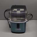 Kismile Nugget Ice Makers Countertop,Portable Ice Machine with Crushed Ice, 35lbs/Day,Self-Cleaning,One-Click Operation for Home Use(Silver)