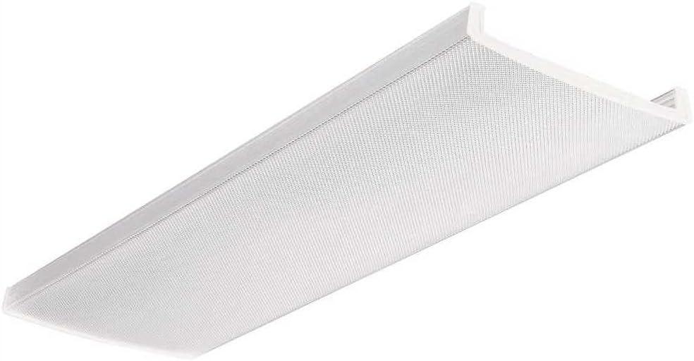 Lithonia Lighting 4 Foot Replacement Acrylic Diffuser Lens, Clear Prismatic Replacement Cover for 48-Inch LB Series Narrow Body Curved Wraparound Ceiling Light Fixture for Shop Lights