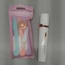 Epilator for Women, 2-in-1 Facial Hair Removal Epilator, Painless Designed Hair Remover with Built-in LED Light for Precision