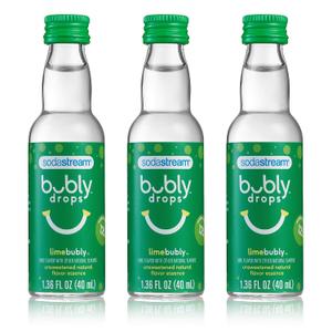 SodaStream bubly Drops, Lime, 1.36oz (Pack of 3) (EXP 03/29/27)