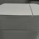 MOPUP Bathroom Trash Can, Automatic Bagging Garbage Can, 3.5 Gallon Slim Smart Small Plastic Trash Bin, Narrow Motion Sensor Trash Can for Bedroom, Office White