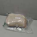 Waffle Bath Mat - Boho Bathroom Rugs Non Slip Washable, Super Absorbent & Quick Dry, Small Bath Mats Farmhouse Bathroom Decor, 18'' x 30'', Khaki and White