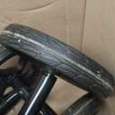 Steerable Knee Walker Deluxe Medical Scooter for Foot Injuries Compact Crutches, with Dual Rear on-Wheel Brake and Shock Absorption Under The Knee pad, Black