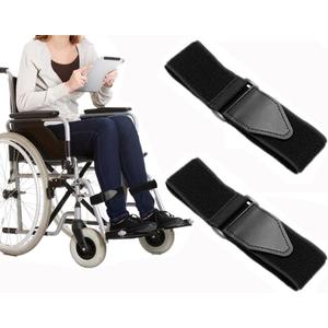 Restraint Footrest & Leg Support Harness for Wheelchair - Prevents Sliding, Ideal for Elderly, Dementia, Parkinson's & Leg Spasms