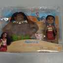 Disney Moana 2 Moana & Maui 6-Inch Petite Doll Gift Set Doll Playset for Girls, Includes Pua and HEI HEI, Officially Licensed, Great Birthday