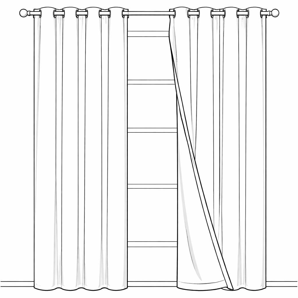 NICETOWN 100% Blackout Window Curtain Panels, Heat and Cold Blocking Drapes with Black Liner for Nursery, 84 inches Drop Thermal Insulated Draperies (2 Pieces, 52 inches Wide Each Panel)