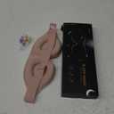 MZOO Sleep Eye Mask for Side Sleeper Men Women, Zero Eye Pressure 3D Sleeping Mask, Light Blocking Patented Design Night Blindfold, Soft Eye Shade Cover for Travel, Pink (E-pink)