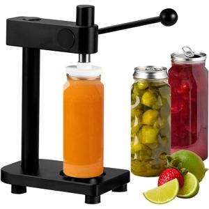 Manual Can Sealer Machine for Aluminum & Plastic Cans, Adjustable Height Cup Sealers for Homebrew, Craft Beer, Kombucha,Juice, Coffee Drinks