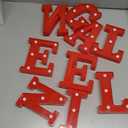 Galentine's Day Decoration Galentine Lights Sign 6.3 Inch Light up Letters Party Decor Table Centerpiece Battery Powered LED Alphabet Night Light for Home Kitchen Decor Gift(Battery Not Included)