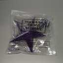 Blulu 10 Inches Purple Christmas Star Tree Topper Xmas Tree Topper Glitter Tree-top Star for Christmas Decorations