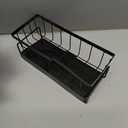 Ironcarrot Sponge Holder for Kitchen Sink, Self-Draining Sink Caddy with Towel Rack, Sponge Holder, Kitchen Countertop Organizer