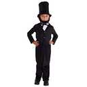 Morph Costumes Abraham Lincoln Costume For Kids - Presidents Day Halloween Outfit For Boys, Historical Dress Up, Small