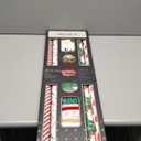 LaRibbons Christmas Wrapping Paper Sets, Reindeer & Santa & Candy Cane Stripes Design with Ribbons & Gift Tags & Metallic Pom Pom for Christmas, Holiday, 30Inch  10Feet 4 Rolls: 100 Sq.Ft.Ttl