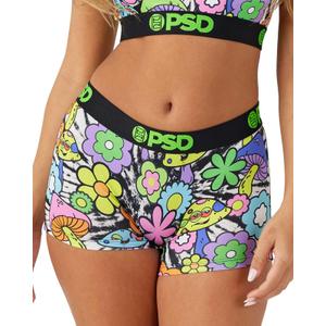 PSD Women's Graphic Print Boy Shorts - Full Coverage Women's Underwear - Comfortable Stretch Panties for Women. XL