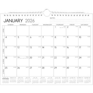 2 x Wall Calendar 2026-2027 Use Now to Dec 2027, 2 Year Small Calendar 2026-2027, 11 x 8.5 In, 2026 Calendar 24 Months, Monthly Calendar 2026, with Ruled Blocks, Thick Paper, Holidays, To-dos Notes