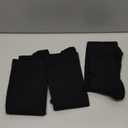 Pembrook Cotton Light Compression Socks for Men  3 Pairs | 815 mmHg Men Compression Socks, Knee High Comfort and Fatigue Relief | Black