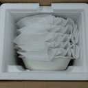 MALACASA Ceramic Mini Pie Pans Set of 6, 6 Inch Pie Plates for Baking with Ruffled Edge, Small Quiche Baking Dish Pans Tart Pans, Individual Pot Pie Plates, Microwave & Oven Safe, White