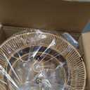 Rattan Lamp Shade Handwoven Rope Pendant Light Fixture for Home Restaurant Cafe Minimalist Unique Textures Versatile Replacement Shade for Floor Hanging Lamps