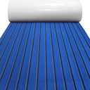Boat Flooring Mat EVA Foam Boat Decking Marine Carpet Faux Teak Sea Decking Sheet Non-Slip Self-Adhesive Flooring Material for Boats Pontoon Yacht Surfboard Swim Platform RV Floor 94.5''x 23.6''