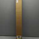 Muzata Black Corner Cable Railing Post 36 Inch 36"x2"x2" T-drilled One-Post Corner Solution Surface Mount Stainless Steel Cable Railing System Kit Indoor Outdoor with Paper User Guide PS01 B34S