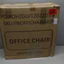 YSSOA Office Ergonomic Mesh Computer Chair with Wheels & Arms, Black, Lumbar Support