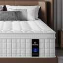 Queen Mattress, 14 Inch Queen Size Mattress in a Box with Memory Foam Hybrid, Individual Pocket Spring for Provide Support and Improve Sleep,Medium Firm