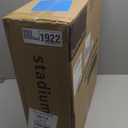 Stadium Seats with Back Support, Bleacher Seat with Back and Cushion, 400lb Capacity, 2pcs