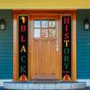 Black History Month Decorations Black History Month Welcome Sign Pan African American Black History Month Decorations and Supplies for Home Party