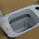 JUDRDO 3.5 Gallon Slim Automatic Trash Can for Bathroom,Touchless Diaper Trash Can with Trash Bag Auto-adsorption Technology,Motion Sensor Diaper Garbage Bins for Bedroom Office Kitchen Toilet