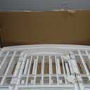 IRIS USA 24" 4-Panel Dog Playpen with Door, 35 x 35 x 24, Puppy Playpen, Dog Play Pen Indoors, Pet Fence, Puppies/Small Dogs, White