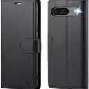 Wallet Case for Google Pixel 9 5G/Pixel 9 Pro 6.3", RFID Blocking Credit Card Holder, PU Leather Folio Flip Kickstand Protective Shockproof Cover for Pixel 9/9Pro (Black)