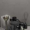 Mueller Multistick 5-in-1 Immersion Blender Handheld,12 Speed Hand Mixer-Turbo Boost,Heaviest Duty Copper Motor,Titanium reinforced Blades Hand Blender,Milk Frother Wand,Whisk,Beaker,Chopper,Grey (Gray)