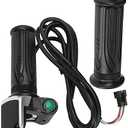 Thumb Throttle Ebike,Throttle Bolt with Key 48V Throttle 36V Electric Scooter LCD Electric Quantity Display with Speed Governing Throttle Grip 6 Cores(36V)