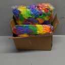 Hananona 100 Pcs Hawaii Leis Colorful Flower Garland Hawaiian Luau Party Flowers Neck Loop, Rainbow Artificial Flowers Luau Leis Necklaces for Hula Leis Dance LGBT Pride Party Favors (100, Rainbow)