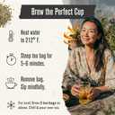 Numi Tea Organic Moroccan Mint Tea, 54 Herbal Tea Bags, Caffeine Free (EXP 12/01/28)