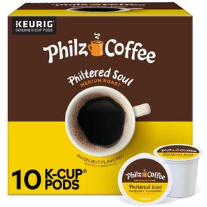 2 x Philz Coffee K-Cup Pod Coffee, Single Serve Keurig K-Cup Pods, Medium Roast Coffee, 10 count (EXP 03/16/28)