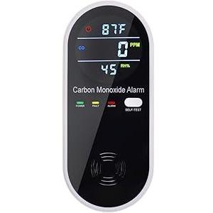 KH Alert 3 in 1 Carbon Monoxide Detector, KH Alert Portable Carbon Monoxide Detectors for Travel, Plug in Carbon Monoxide Detector with Temperature Humidity Sensor Builtin, Easy to Read & Install