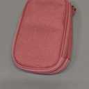 JIAKAI Travel Cable Organizer,Electronics Accessories Organizer Bag,for Charger, Phone, memory card,Travel Gadget Bag-Pink