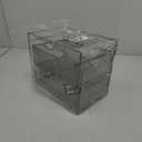 Mind Reader Accessory Organizer, Supply Storage, Makeup, Office, Kitchen, Metal Mesh, 8.25"L x 12.5"W x 12.5"H, Silver