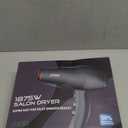 JINRI Ionic Hair Dryer with Diffuser & Comb and Concentrator, Lightweight Quiet Infrared Blow Dryer, Powerful 1875 Watt Motor for Smooth and Fast Drying Hair, Black