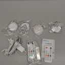 WOBANE LED Puck Lights, Wired Under Cabinet Lighting Kit with Remote, Dimmable Counter Lighting for Kitchen,Closet,Bookshelf,Shelf,700lm,2700K Warm White,Super Bright,Timing, Set of 4