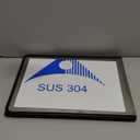 2 Pieces 2 Sided Grease Splatter Guard Foldable Splatter Guard for Stove Stainless Steel Oil Splatter Screens Backsplash for Wall Gas Range Frying Pan Camping(Size:11.815.7inches)