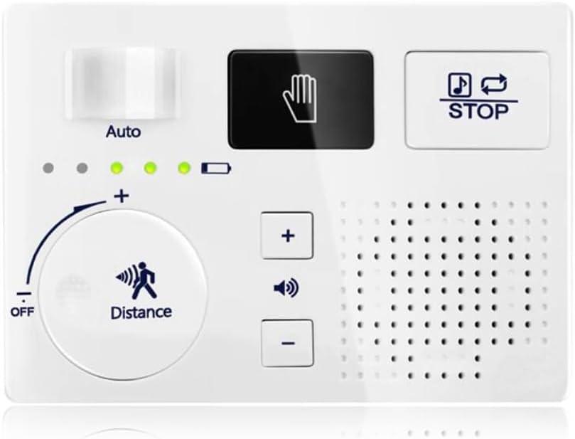 KiaoTime Bathroom White Noise Machine for Bathroom Privacy Motion Activated, Bathroom Noise Blocker - Sound Machine of Running Water Masks The Sound of Toilet Bathroom Restroom