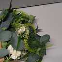 6 Pcs 18. 1 Inch Large Candle Rings for Wedding Table Centerpieces Artificial Rose Eucalyptus Wreaths Wedding Reception Florals Candle Holder for Ceremony Tabletop Door Decor