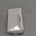 Universal Bathroom Tub Spout with Metal Tub Spout Cover Ring, 5 1/4 Inches Reach Wall Front Mount Faucet with Shower Diverter 1/2 IPS Inside Thread(Brushed Nickel)