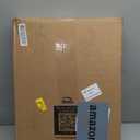 Mayfair Padded Toilet Seat, Cushioned Soft Vinyl over Wood Core Seat, Secure Hinges, Easy Clean, Made in USA, Elongated, White